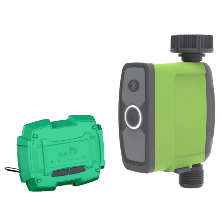 پکیج تایمر هوشمند آبیاری رین پوینت مدل ITV0103B به همراه حسگر هوشمند خاک